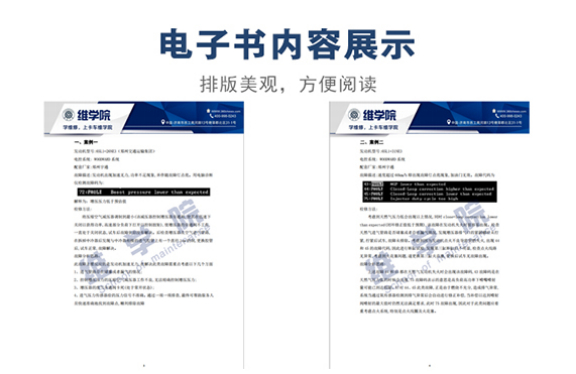 锡柴天然气发动机故障案例选内容展示